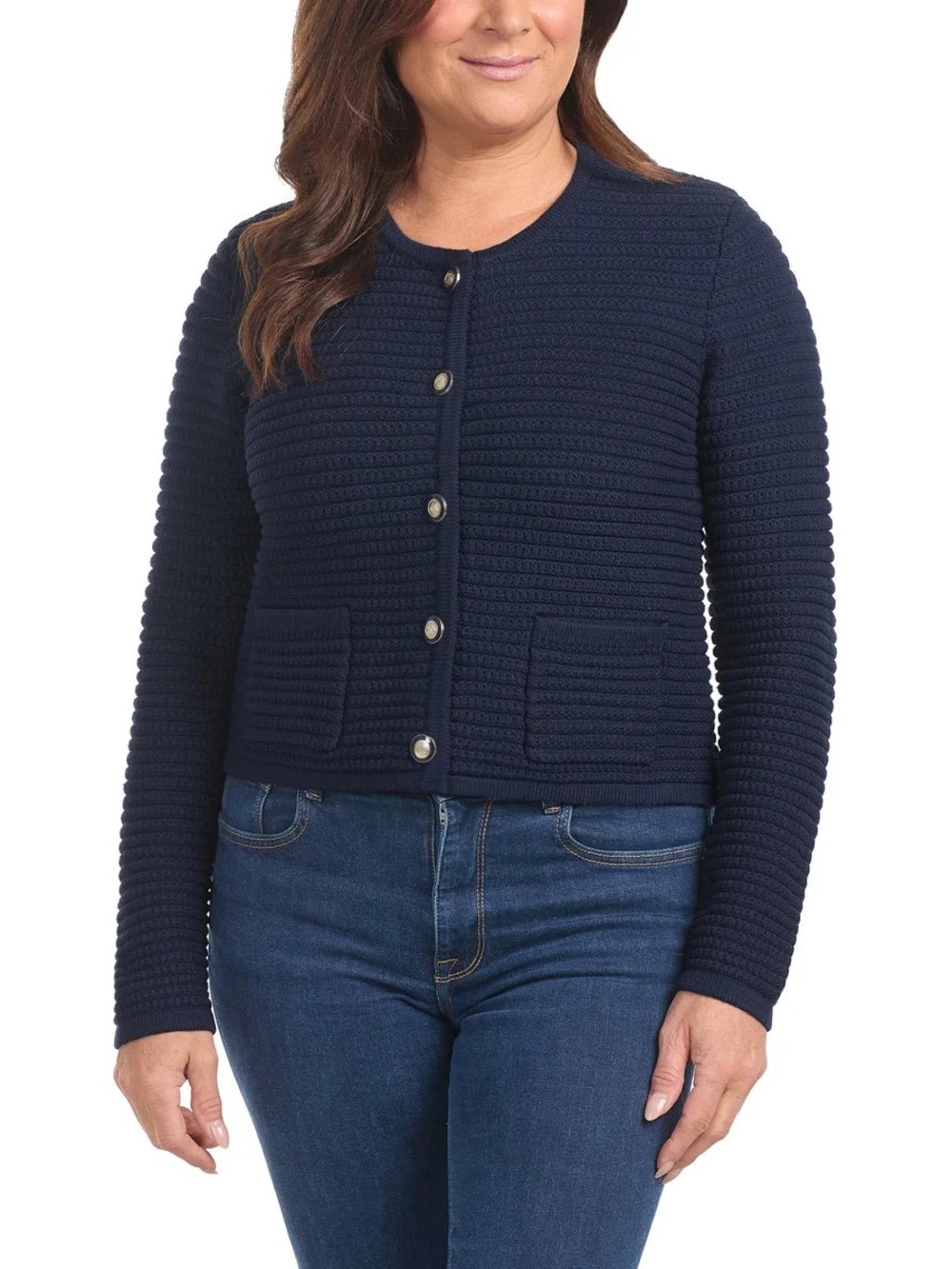 Hilary Radley - Women's Button-Front Cardigan